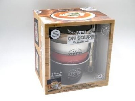  Ce soir on soupe - Mes bienfaits santé - Coffret avec 4 bols 