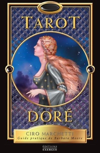  Tarot Doré - Guide pratique, avec 78 cartes et 1 sac en satin 