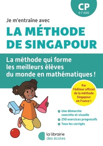  Je m'entraîne en maths avec la méthode de Singapour - CP (2023) 