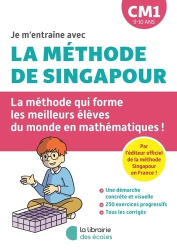  Je m'entraîne en maths avec la méthode de Singapour - CM1 (2023) 