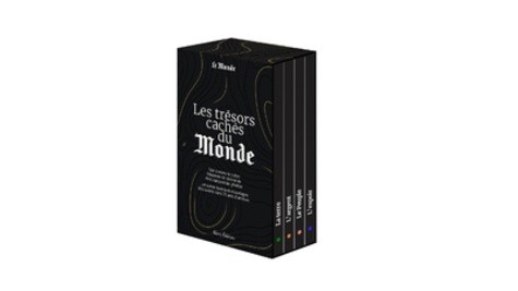  Les trésors cachés du Monde - Coffret en 4 volumes : La Terre ; L'argent ; Le peuple ; L'espoir. Avec un carnet de notes. 