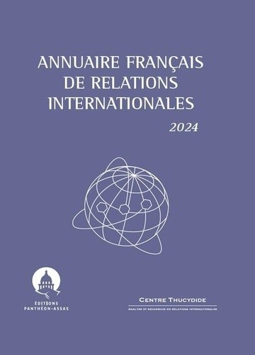  Annuaire français de relations internationales 2024 - 25 
