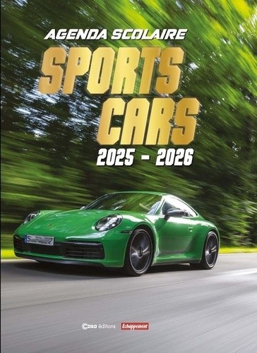  Sport Cars - Agenda scolaire 2025-2026 