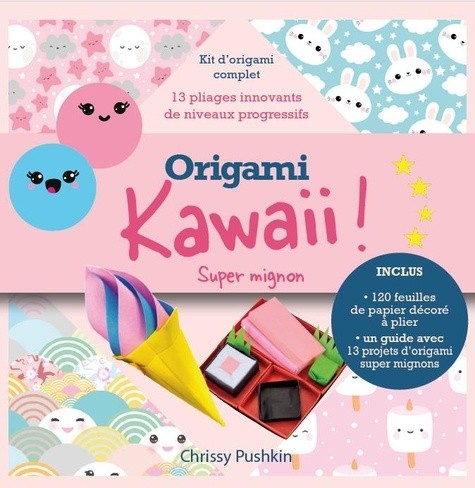  Origami Kawaii - Kit complet pour réaliser des pliages japonais super mignons 