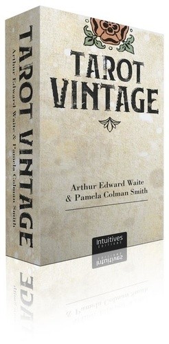  Coffret Tarot Vintage - Avec 78 cartes et 1 livre d'accompagnement 