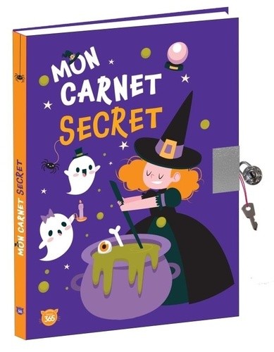  Mon carnet secret - Sorcières - Journal intime avec cadenas à compléter 
