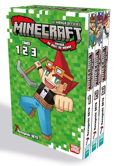 COFFRET MINECRAFT T01-02-03