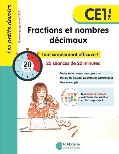  Les Petits Devoirs - Fractions et nombres décimaux CE1 