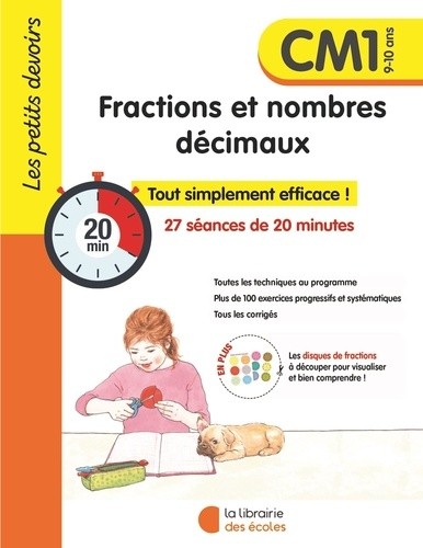  Fractions et nombres décimaux CM1  