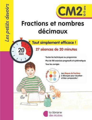  Fractions et nombres décimaux CM2  