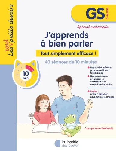 LES TOUT PETITS DEVOIRS - J'APPRENDS A BIEN PARLER GS (2026)