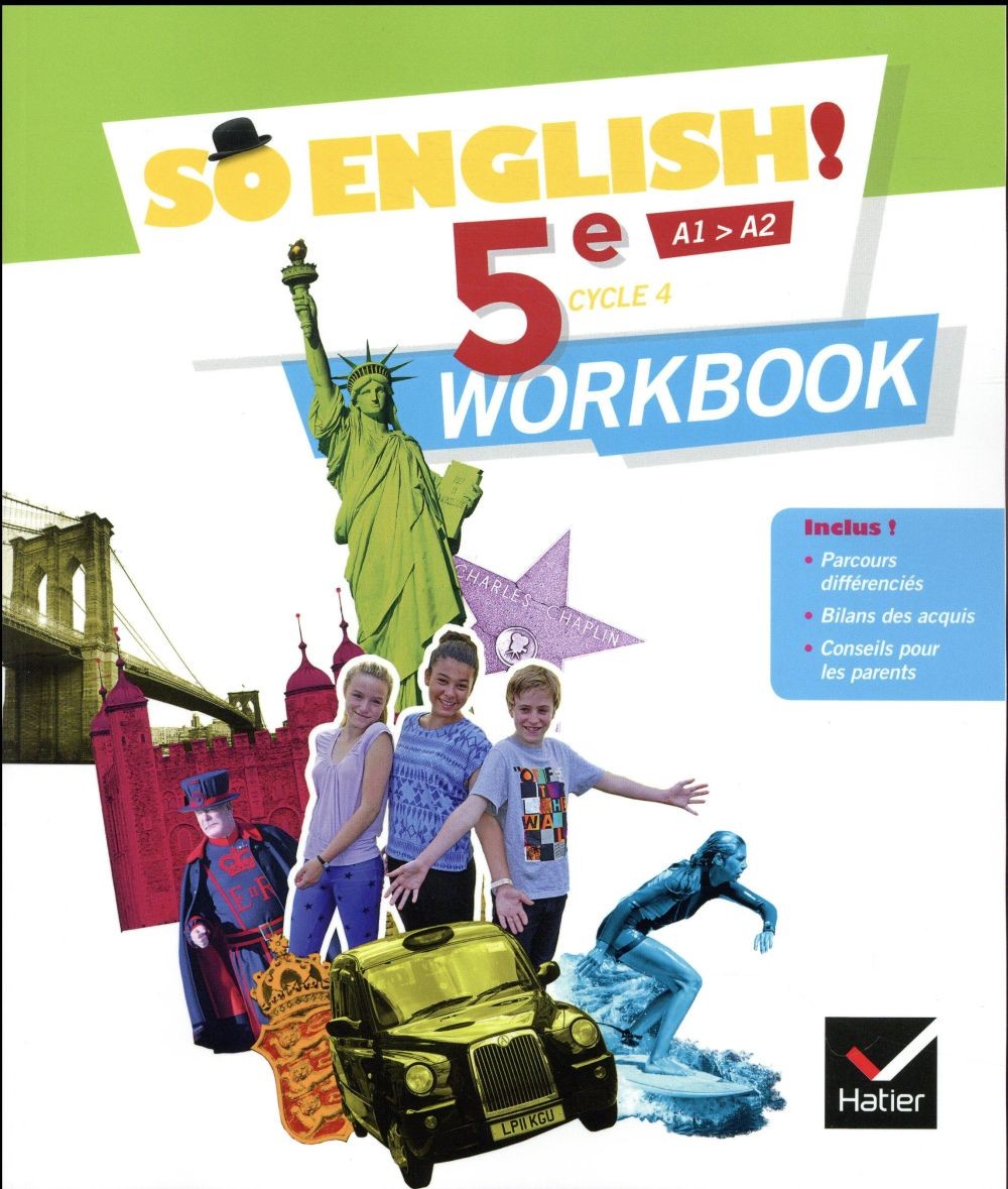   SO ENGLISH! ; anglais ; 5e ; workbook (édition 2017) 