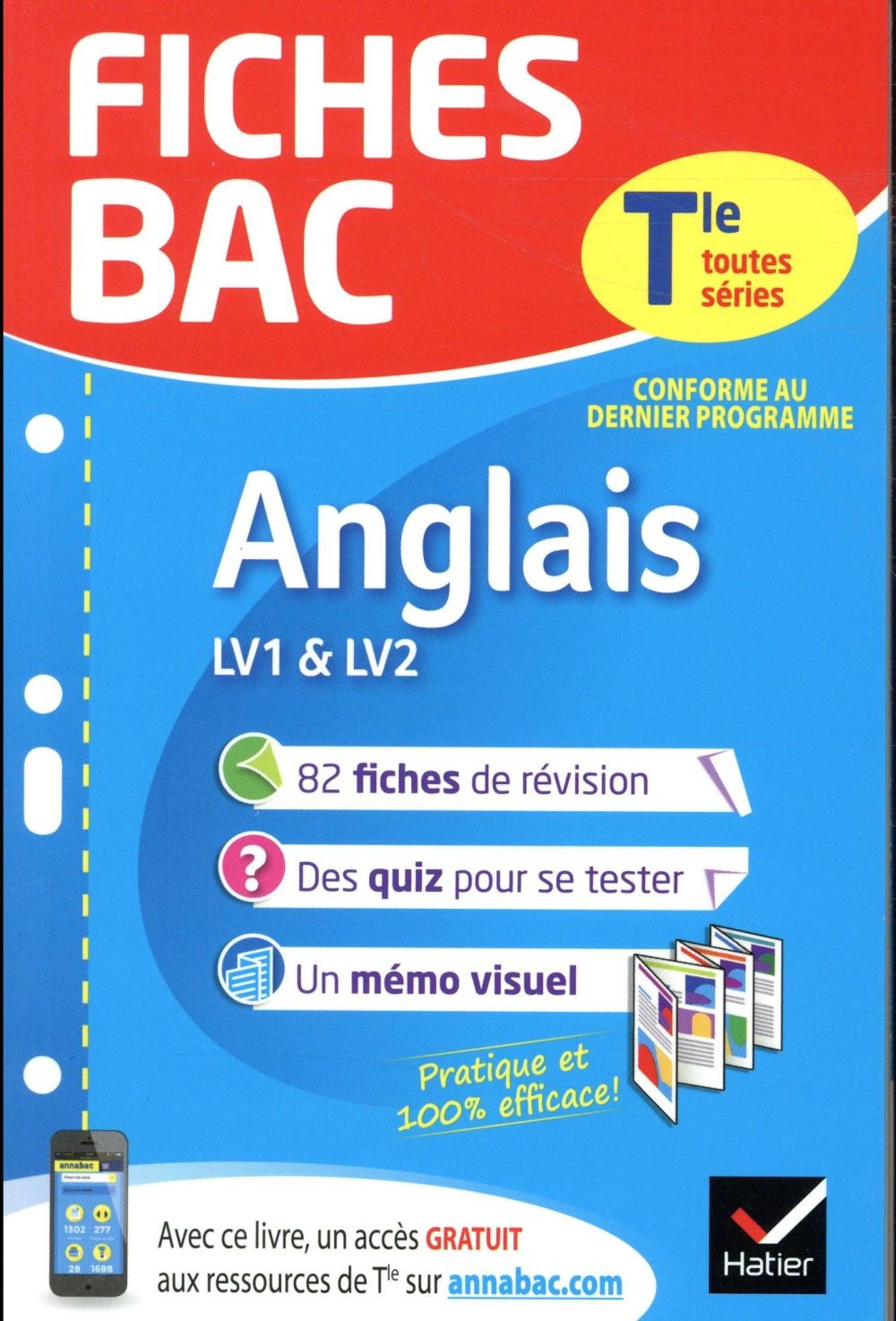  Fiches bac ; anglais terminale (LV1 & LV2) 