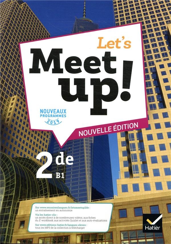   Let's meet up ! ; anglais ; 2de ; livre de l'élève (édition 2019) 