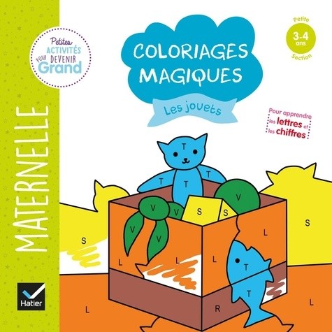  Coloriages magiques Les jouets - Maternelle Petite section  