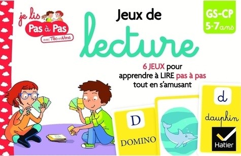  Jeux de lecture Téo et Nina GS-CP - 6 jeux pour apprendre à lire pas à pas tout en s'amusant 