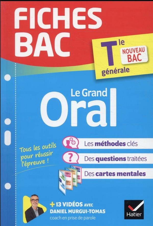  Fiches bac ; le grand oral ; terminale générale (édition 2022) 