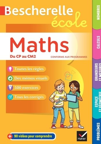  Bescherelle école Maths du CP au CM2  