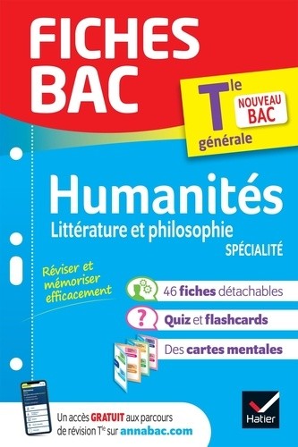  Humanités littérature et philosophie spécialité Tle générale  