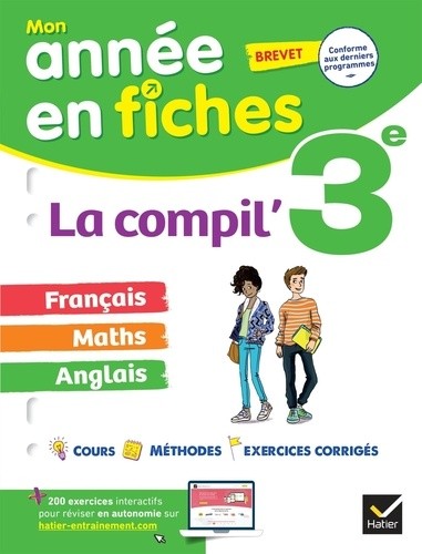  La compil' 3e - Français, Maths, Anglais  