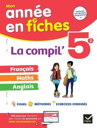  La Compil' 5e - Français, maths, anglais  