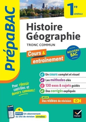  Prépabac Histoire-Géographie 1re générale - nouveau programme de Première 