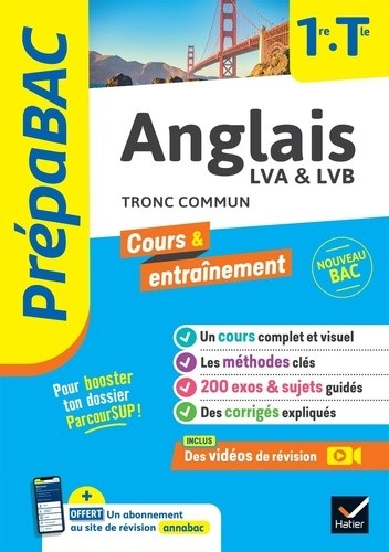  Prépabac Anglais 1re/Tle - Bac 2024 - nouveau programme 