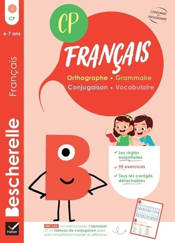  Bescherelle français CP - 6 ans - Mon cahier d'entraînement français 