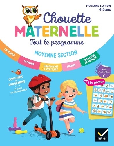  Maternelle Tout le programme MS - 4 ans - Chouette entrainement Tout en un 