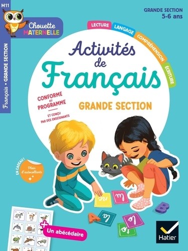  Maternelle Activités de français Grande Section - 5 ans - Chouette entrainement Par Matière 