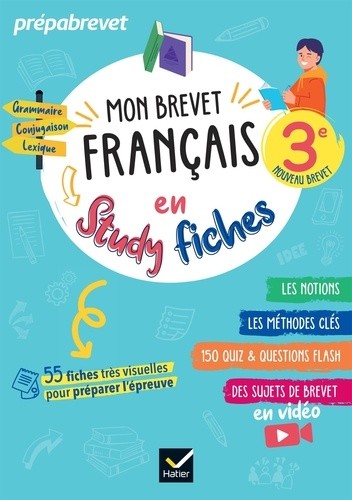  Mon brevet Français en studyfiches 3e  