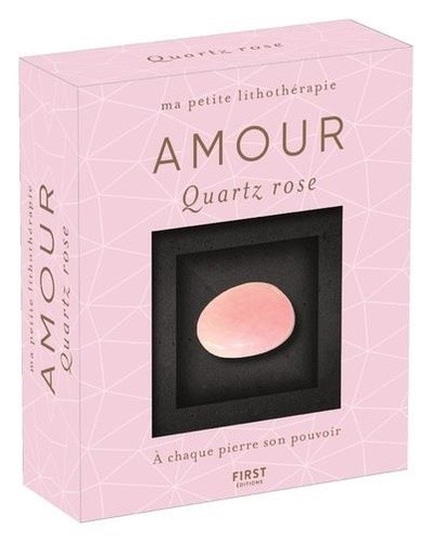  Amour - Quartz rose. Avec 1 livret de 47 pages et 1 quartz rose  
