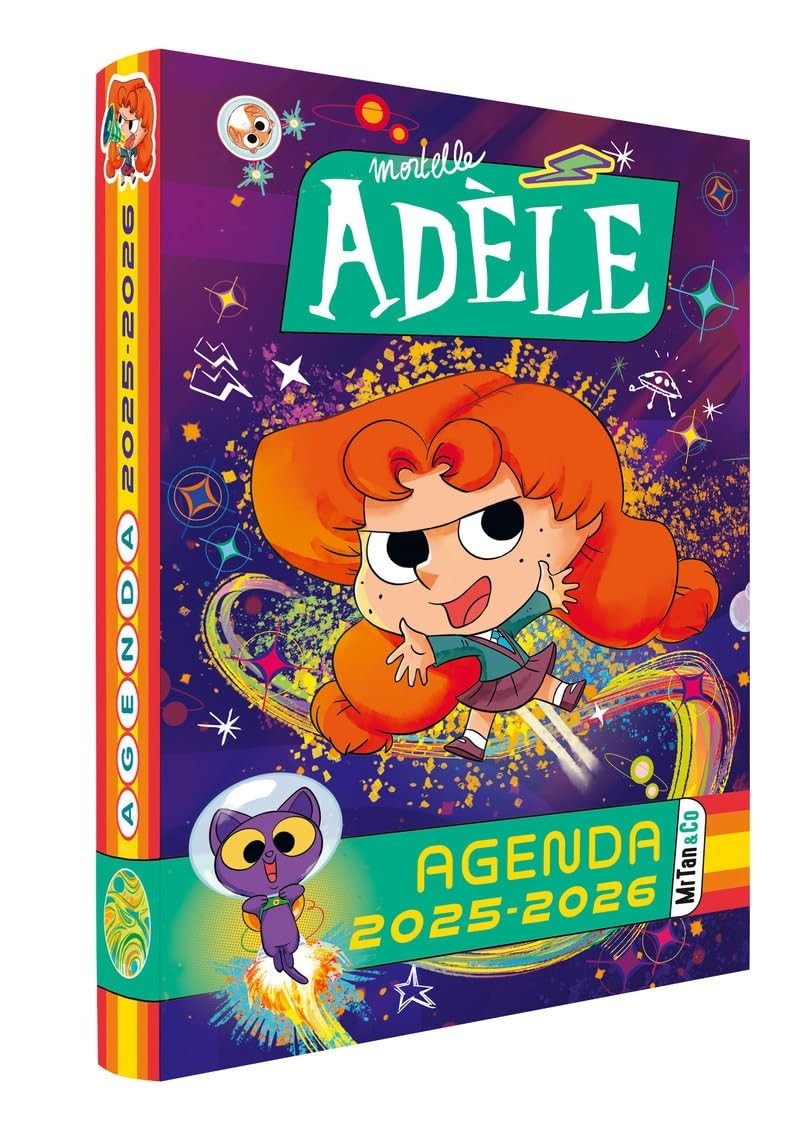 AGENDA SCOLAIRE MORTELLE ADELE 2025-2026