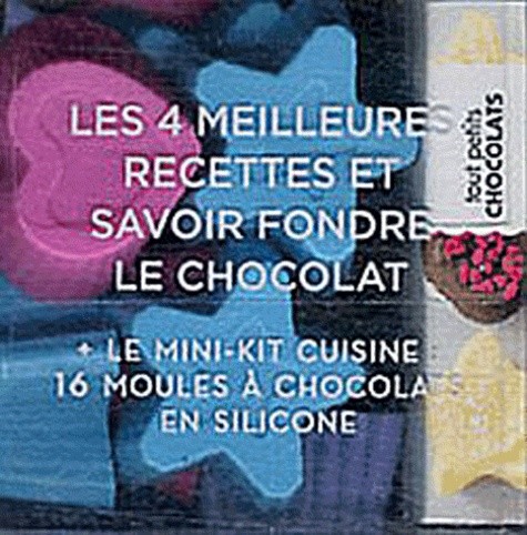  Tout petits chocolats - Le mini livre des meilleures recettes + 16 moules en silicone réutilisables 