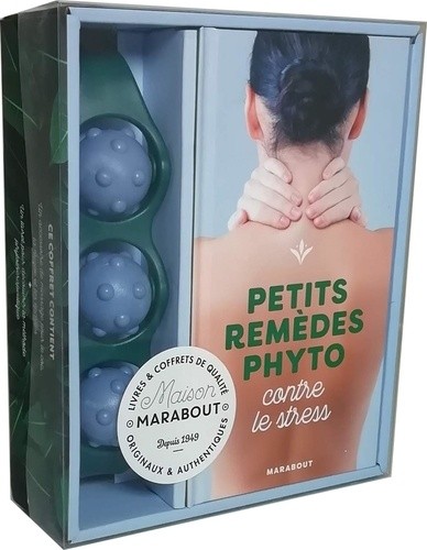  Mon coffret anti-stress massages et phytothérapie - Petits remèdes phyto contre le stress avec 1 accessoire de massage 