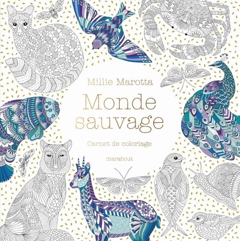  Monde sauvage - Carnet de coloriage  
