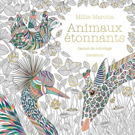  Animaux étonnants - Carnet de coloriage 