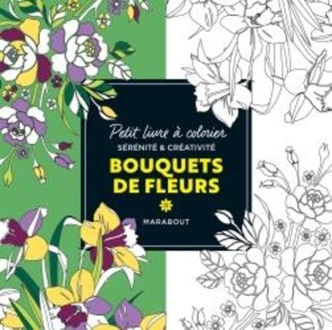  Petit livre à colorier - Bouquet de fleurs 