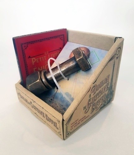 Le boulon de Gustave Eiffel - Coffret avec 1 casse-tête en métal et Le petit livre des d'énigmes Le boulon de Gustave Eiffel - Coffret avec 1 casse-tête en métal et Le petit livre des d'énigmes