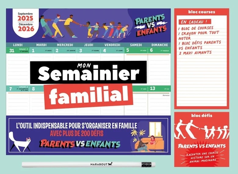MON SEMAINIER FAMILIAL