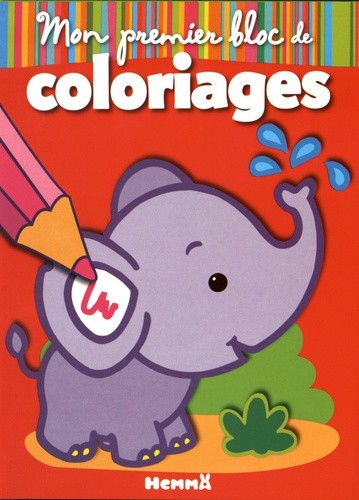  Mon premier bloc de coloriages (Eléphant) 