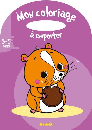  Mon coloriage à emporter - Hamster  