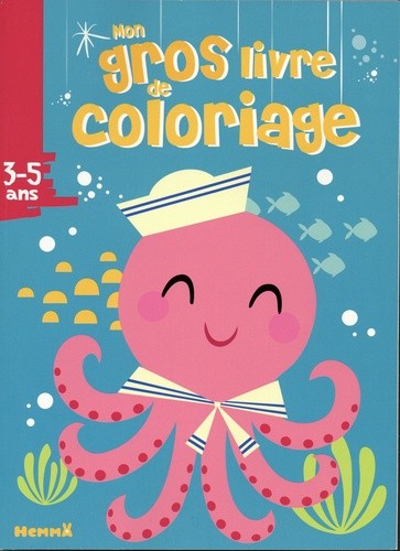  Mon gros livre de coloriage - Pieuvre  