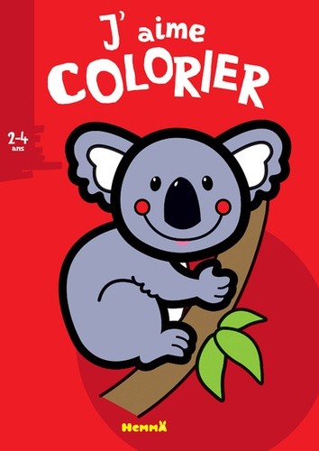  J'aime colorier koala  