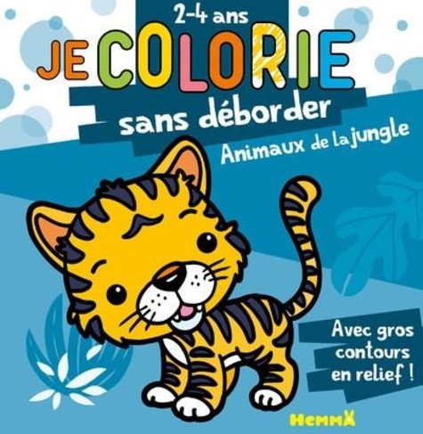  Je colorie sans déborder la jungle  
