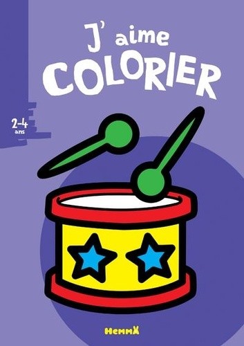  J'aime colorier Tambour  
