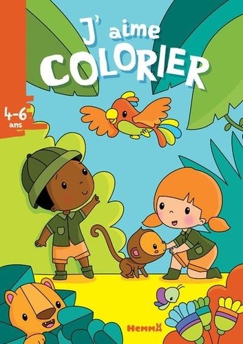  J'aime colorier La jungle  