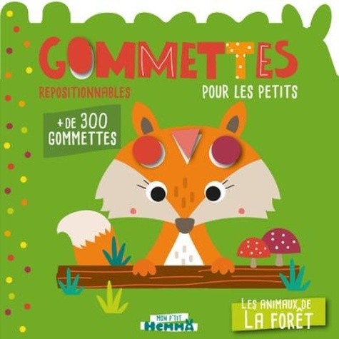  Les animaux de la forêt - Gommettes pour les petits  