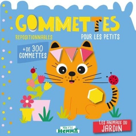  Les animaux du jardin - Gommettes pour les petits  