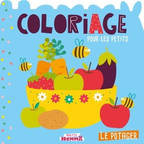  Le potager - Coloriage pour les petits  